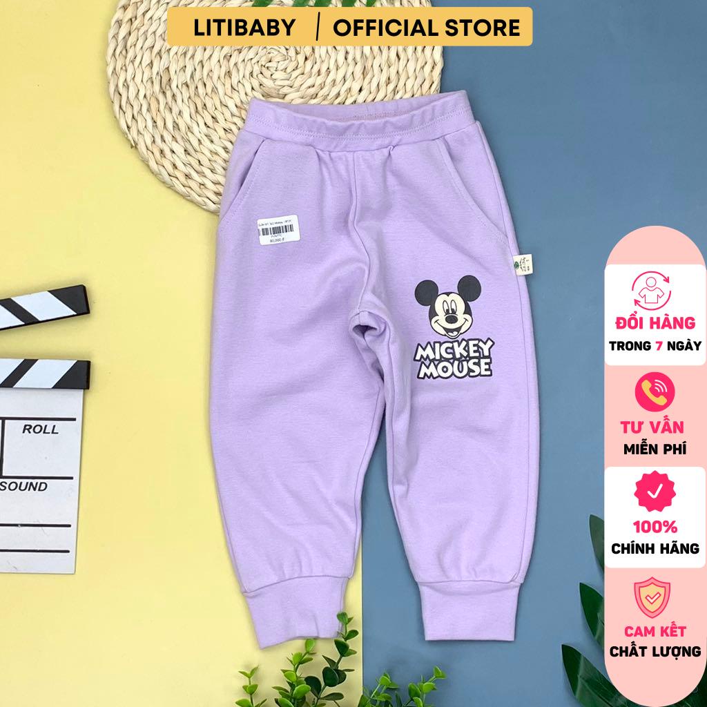 Quần nỉ cho bé LITIBABY, in hình Mickey size 1/8T