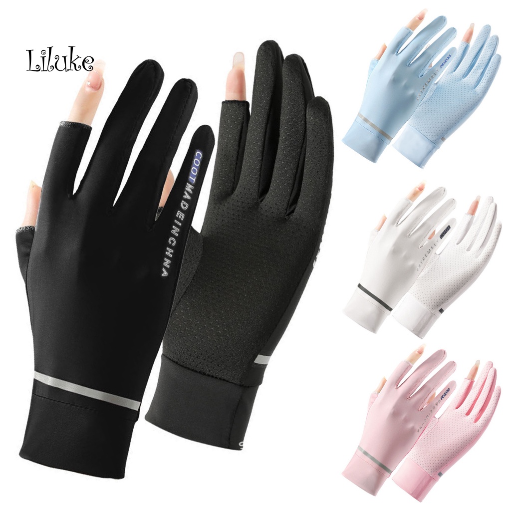 Đôi Găng Tay Mùa Hè Co Giãn Tốt Màu Sắc Xinh Xắn