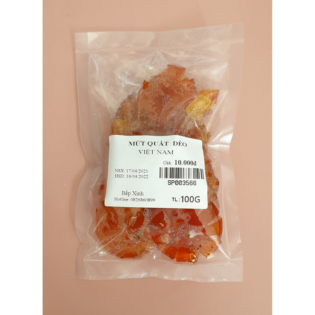 MỨT QUẤT DẺO 100G