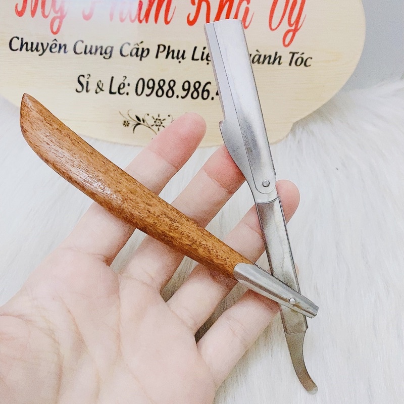 Dao cạo râu barber  Tặng 10 lưỡi lam