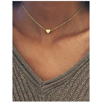 Sale 69% Vòng cổ mặt trái tim đính đá sang trọng, Gold Giá gốc 21000đ- 19F52-1