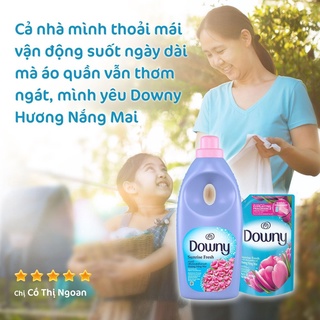 Nước xả vải Downy Nắng mai 2.4L