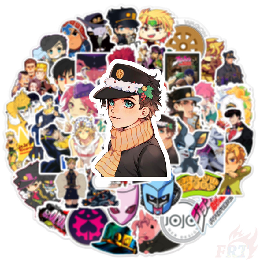 ❉ JoJo's Bizarre Adventure - Series 06 Anime Stickers ❉ 50Pcs/Set Fashion DIY Waterproof Decals Doodle Stickers