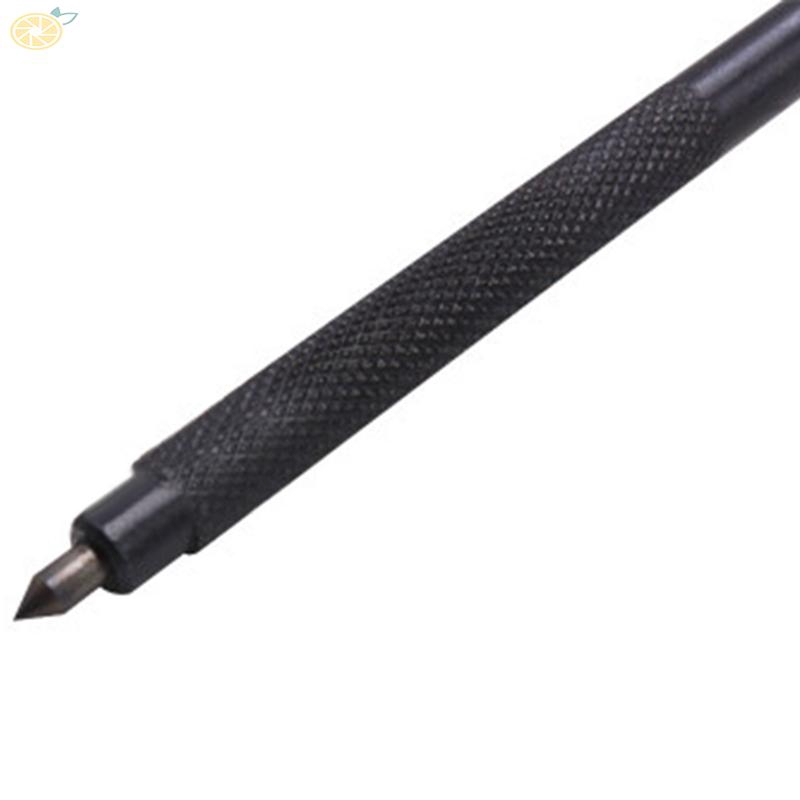 Dụng cụ định vị đánh dấu tấm thép/thủy tinh thiết kế dạng bút 12cm -thép carbon