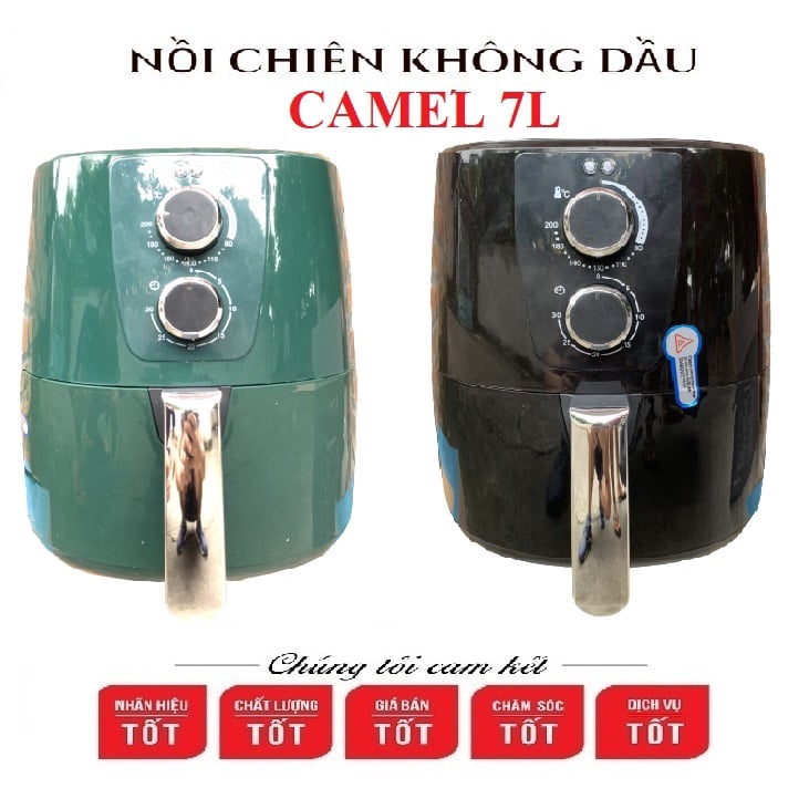 Nồi Chiên Không Dầu CAMEL 7 Lít Cao Cấp