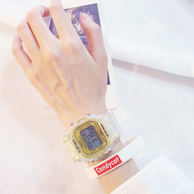 (Giá Sỉ) Đồng Hồ Thể Thao Nam Nữ Sport C29 Dây Trong Suốt Máy Điện Tử 8 Chức Năng - Bảo Hành 6 Tháng | BigBuy360 - bigbuy360.vn