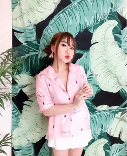 Áo sơ mi hình hạc
