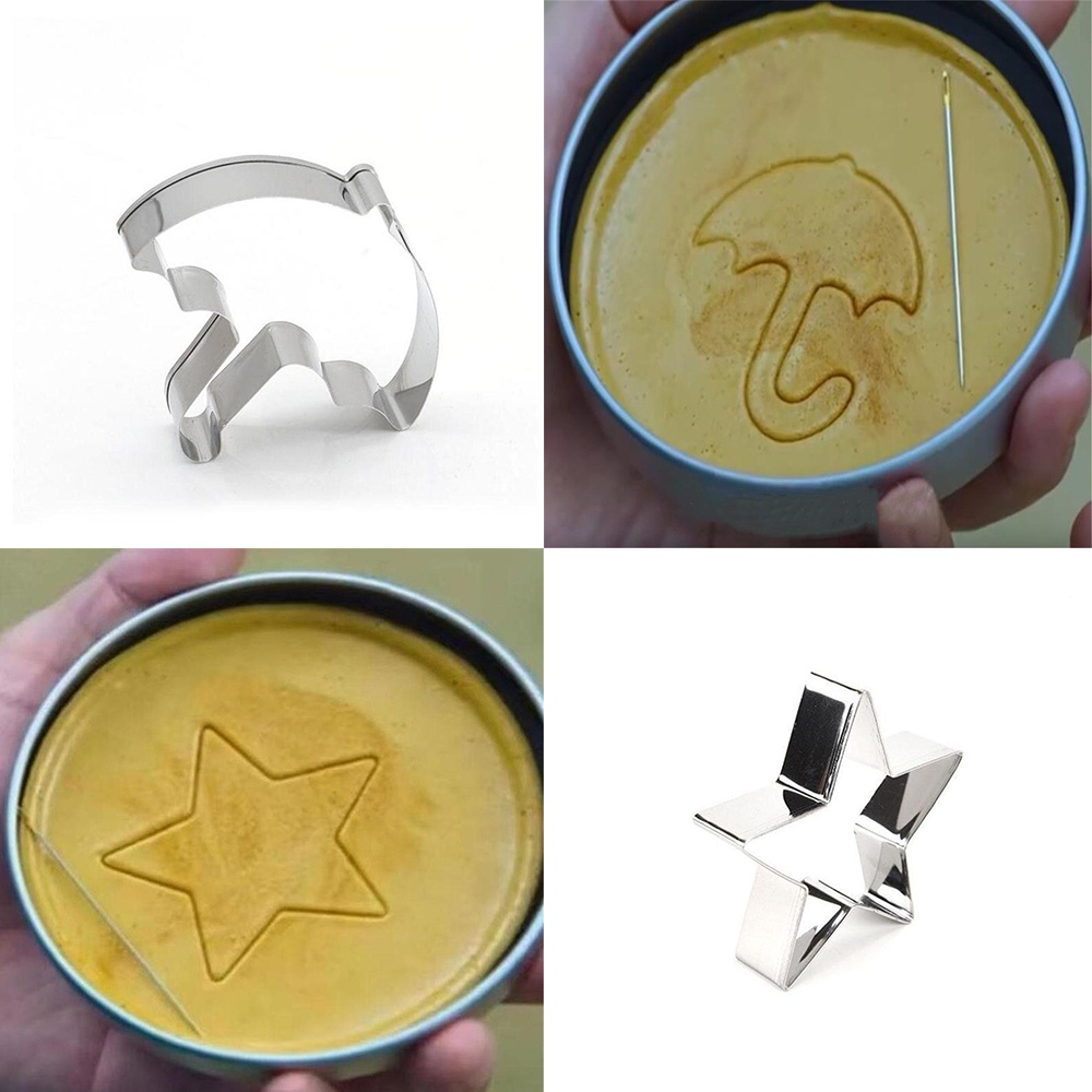 Khuôn cắt làm bánh kẹo đường món tráng miệng hình cây dù ngôi sao phong cách Squid Game DIY