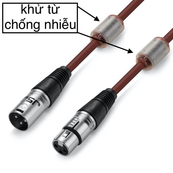 Dây Canon 2 Đầu Chống Nhiễu JSJ ( CHÍNH HÃNG)