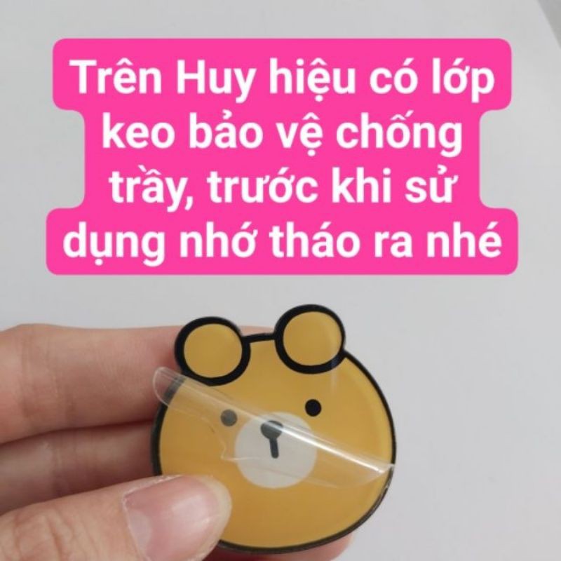 Huy Hiệu, Pin Cài Áo, Cài Balo Hình Gấu, Cừu Hoạt Hình Dễ Thương Đáng Yêu HH462