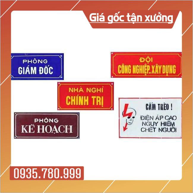 Biển phòng ban công ty chất liệu Mica giá rẻ