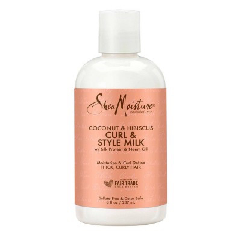 Sữa dưỡng Shea Moisture Curl Style Milk giữ nếp tóc uốn 237ml