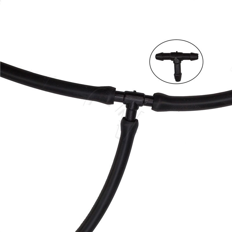 Set 12 đầu nối ống nước 3 chiều hình chữ Y 4mm tiện dụng cho cần gạt nước xe hơi