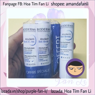 Son dưỡng môi Bioderma Atoderm Levres Stick Hydratant
