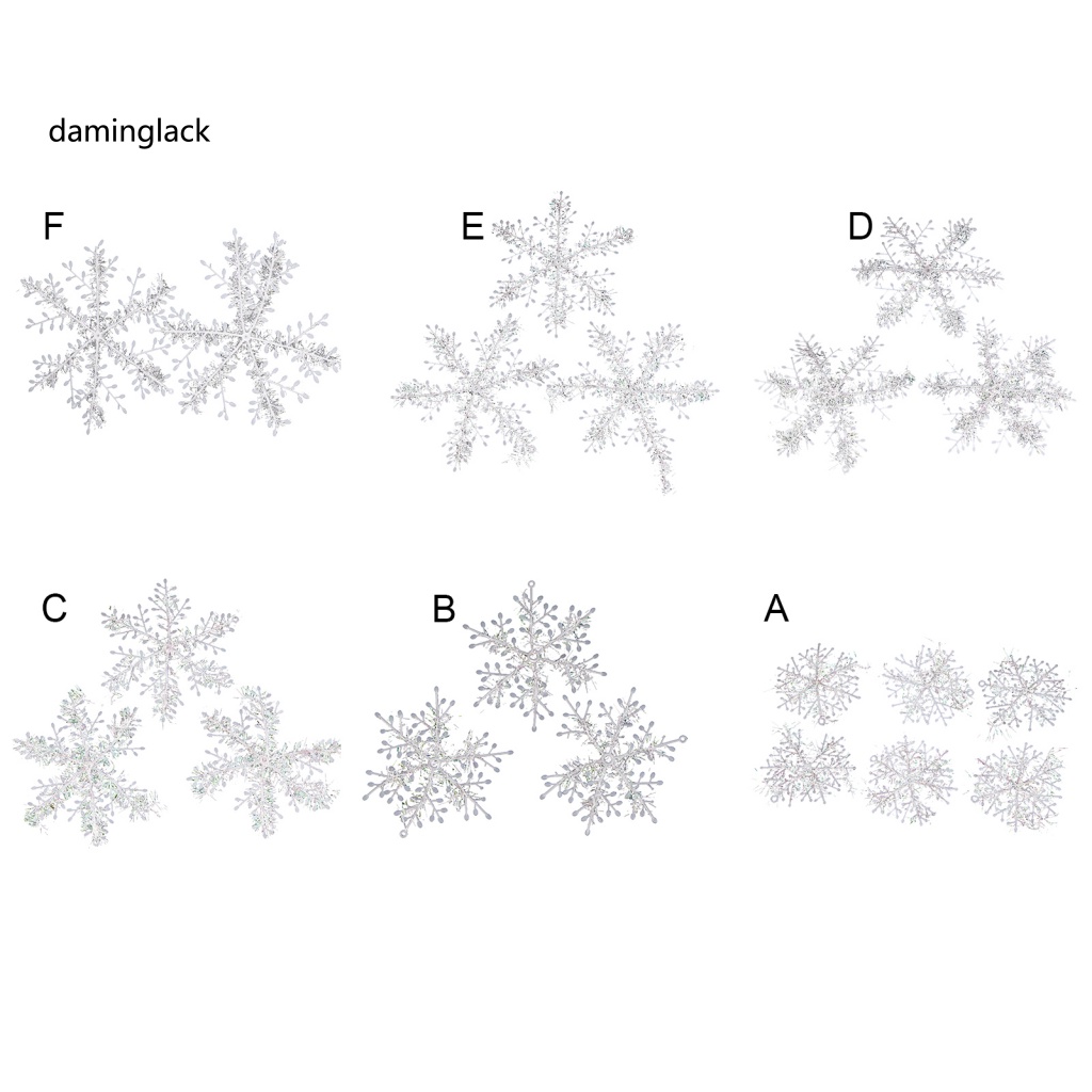 Hoa Tuyết Treo Trang Trí Cây Thông Noel