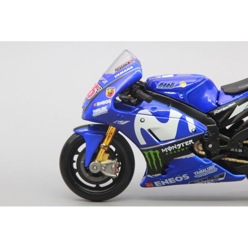 Mô hình xe Moto GP YAMAHA M1 tỉ lệ 1:18 số 25 Maverick Vinales - MAISTO