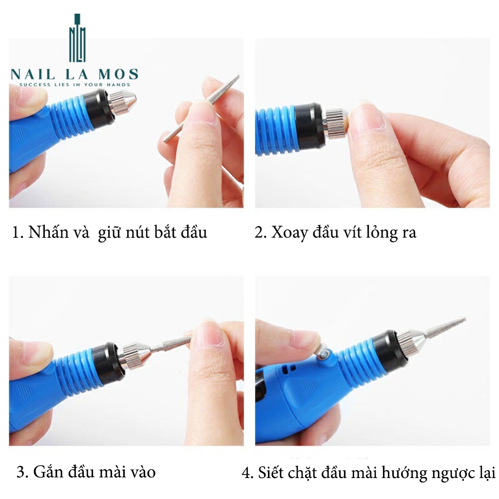 Máy mài móng mini (bảo hành 6 tháng) - Máy mài móng cầm tay chuyên dụng trong ngành nail