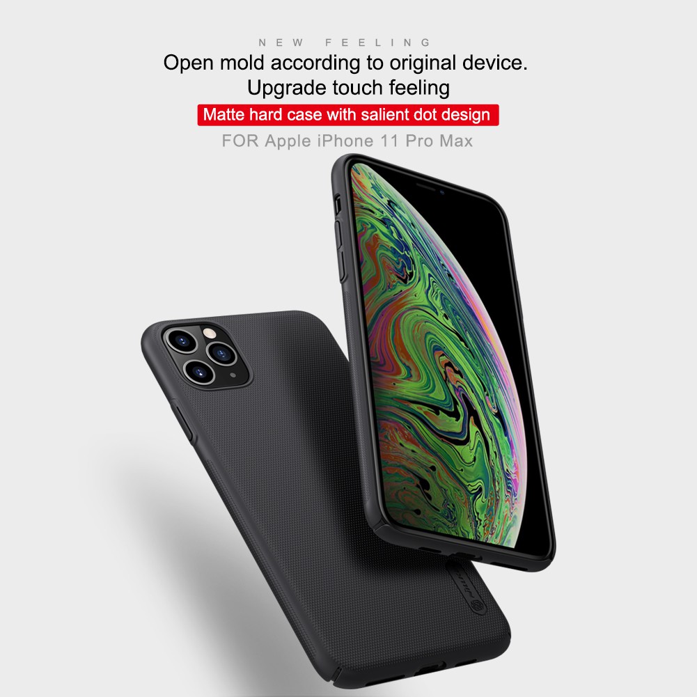 Ốp Điện Thoại Nillkin Bằng PC Cứng Mặt Nhám Chống Sốc Cho iPhone 11 / 11 Pro / 11 Pro Max