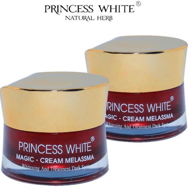 KEM NGỪA NÁM MAGIC PRINCESS WHITE HỘP 20G