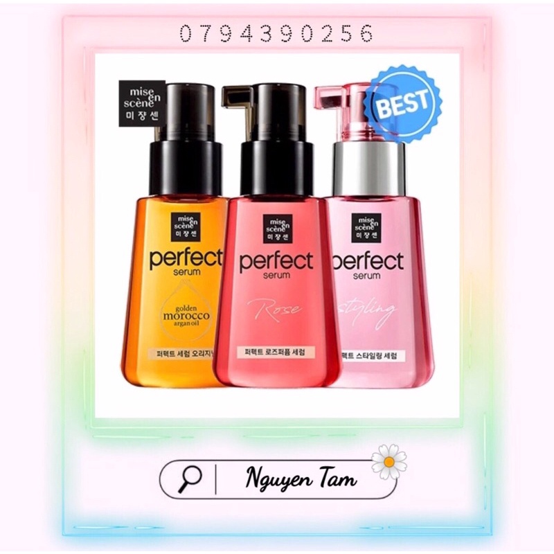 🌿🌿✨Serum Dưỡng tóc missen✨🌿🌿 ( ghi chú màu hoặc tên FB)