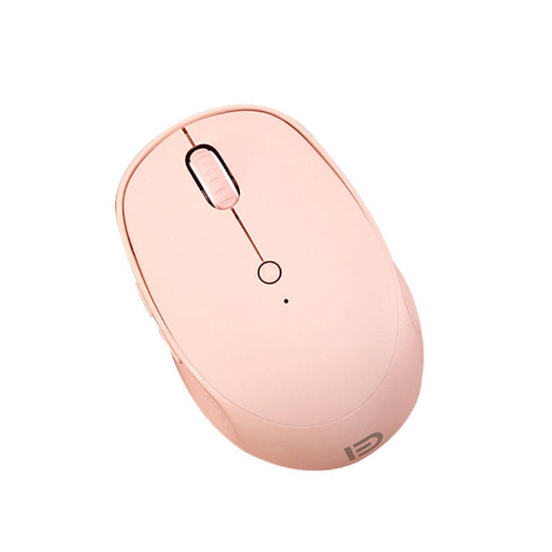 Lenovo HP Dell Laptop Universal Wireless Mute Mouse Cô gái dễ thương với chìa khóa bên để gửi Pad chuột