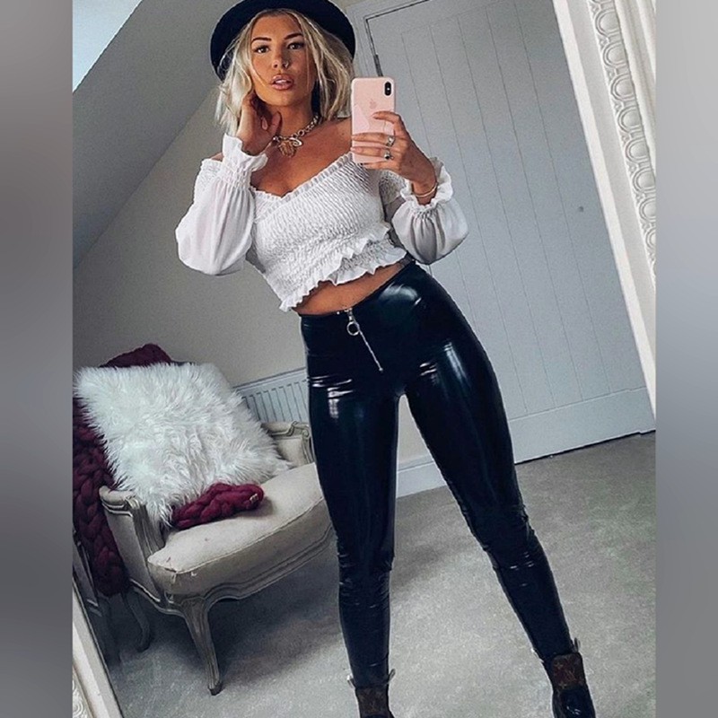 Quần legging da bóng cao cấp form ôm body vải chất xịn co giãn cực tốt gợi cảm quyến rũ cho Nữ