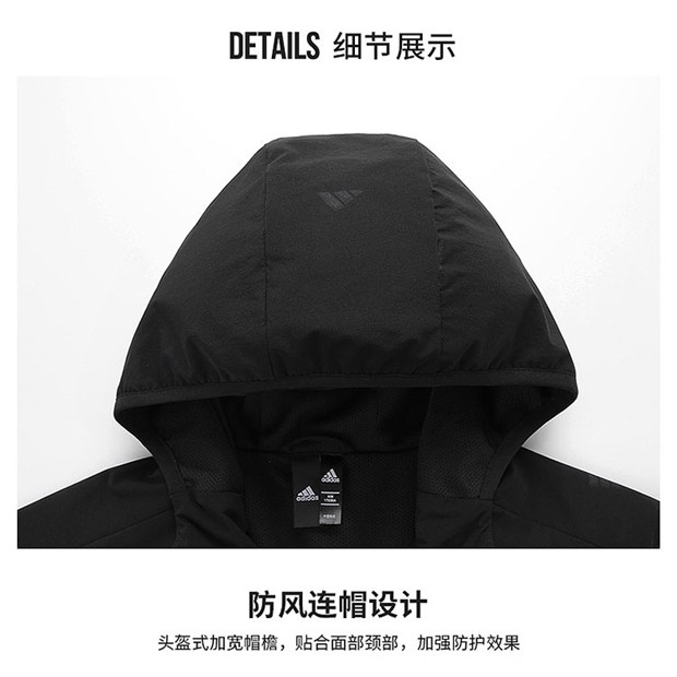 Áo khoác thể thao Adidas 100% chính hãng chống gió in họa tiết độc đáo cho nam và nữ