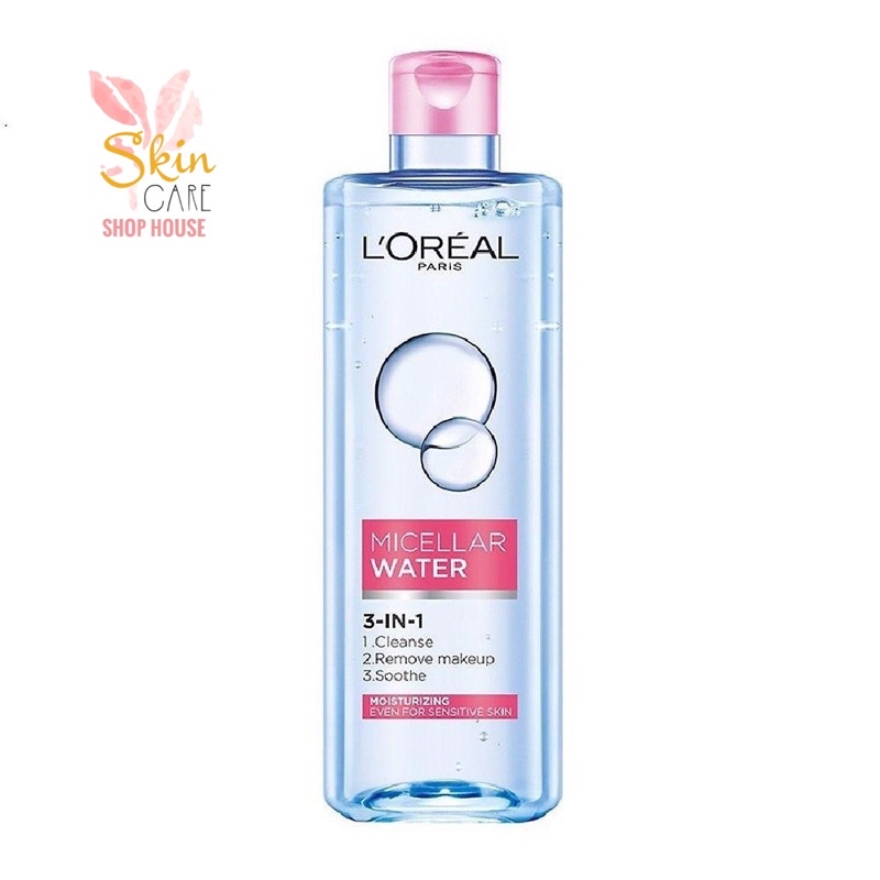 Nước tẩy Trang L'Oreal Paris 3-in-1 Micellar Water 400ml