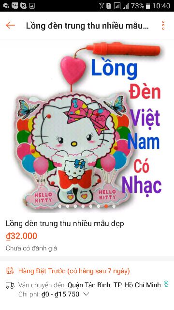 lồng đèn Việt Nam dễ thương cho bé