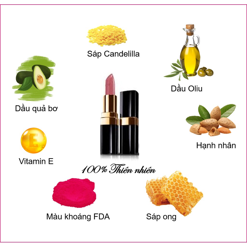 Son Thỏi Lì Handmade Le'Clara Classic Matte De' Son Garden Lipstick Không Chì Siêu Lì 5g Cực Hot 2020  - Mã S11