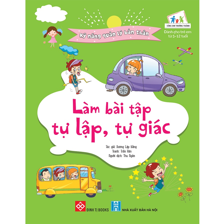 Sách - Kỹ năng quản lý bản thân - Làm bài tập tự lập, tự giác