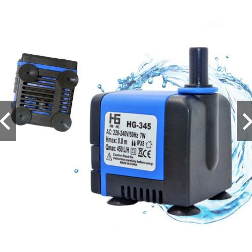 Bơm chìm bể cá 7W 450 lít một giờ
