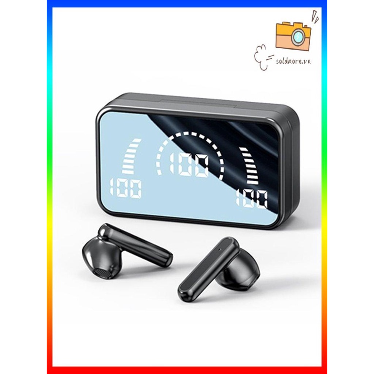 [SOE] S20 Mirror Wireless Headset 5.2 Mini Binaural Invisible In-ear Long Standby