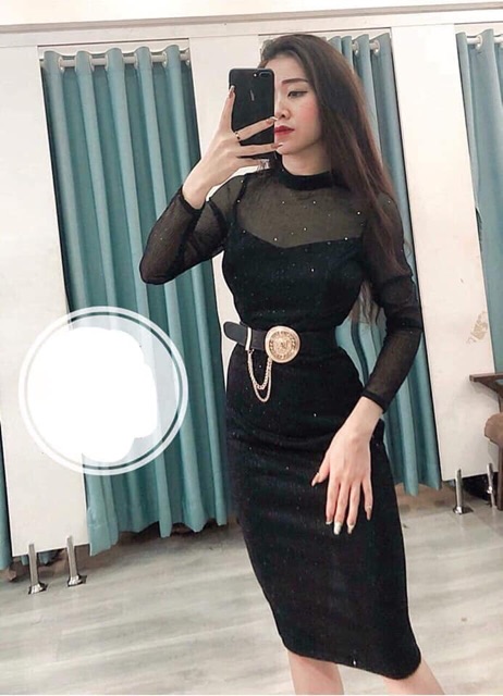 Nịt đầm có dây xích