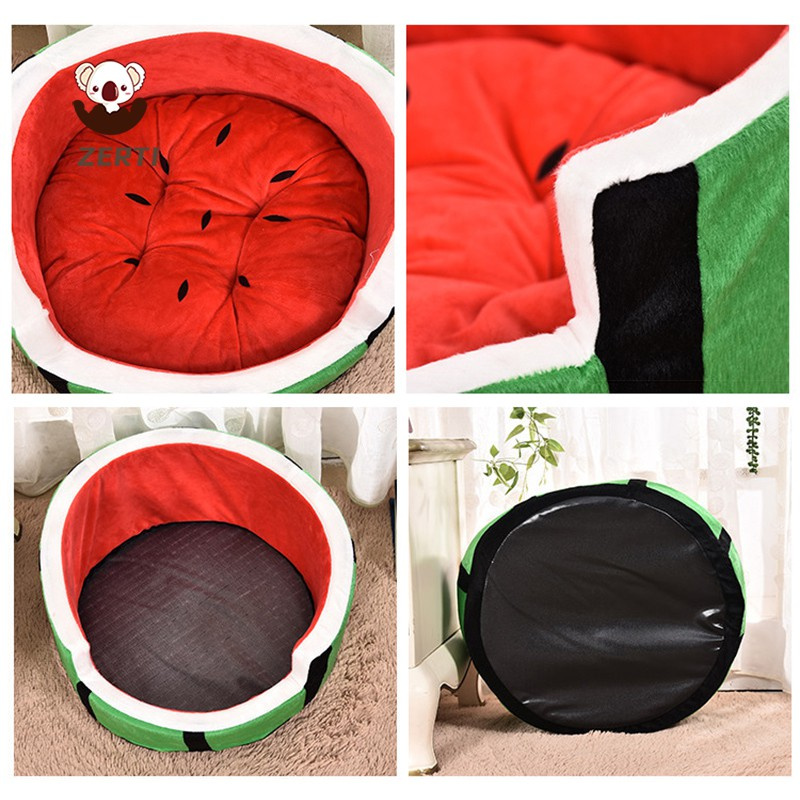 Giường Ngủ Hình Dưa Hấu Cho Thú Cưng