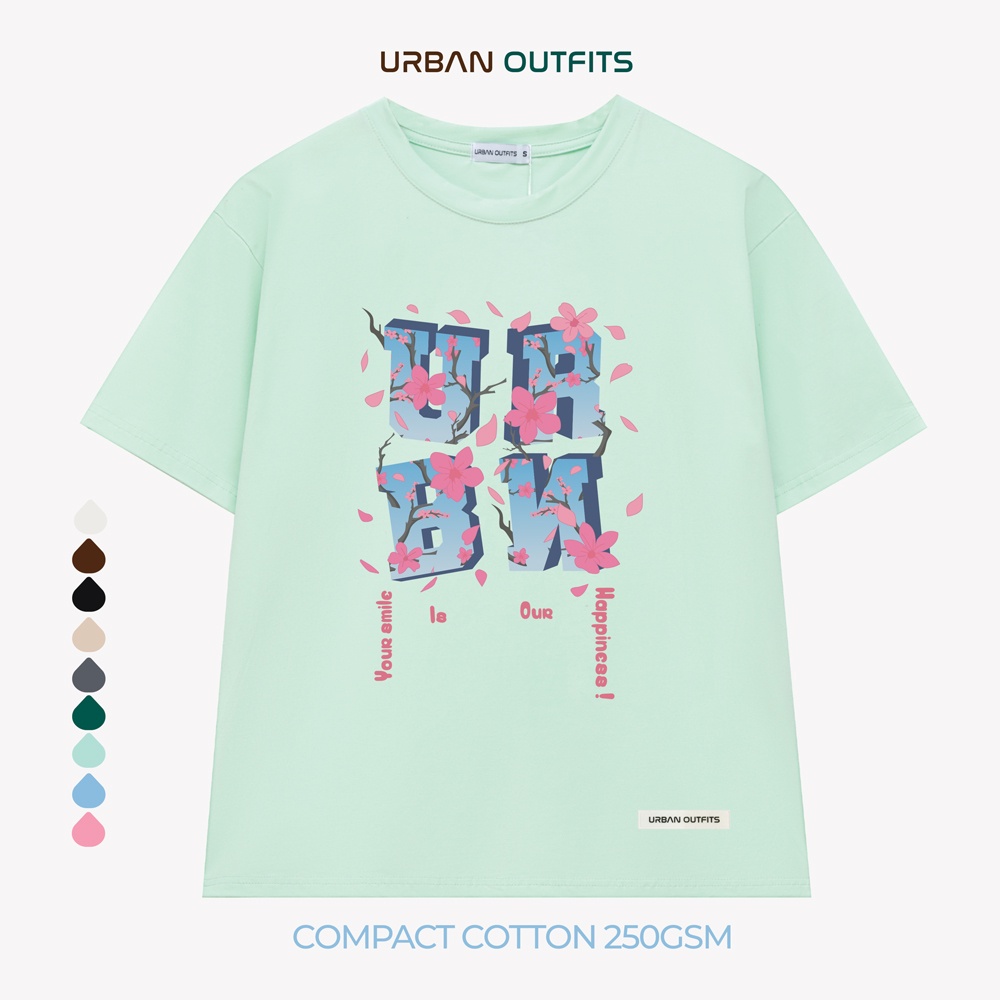 Áo Thun Tay Lỡ Form Rộng URBAN OUTFITS ATO159 Local Brand In Hình ver 2.0 Chất Vải 100% Compact Cotton 250GSM