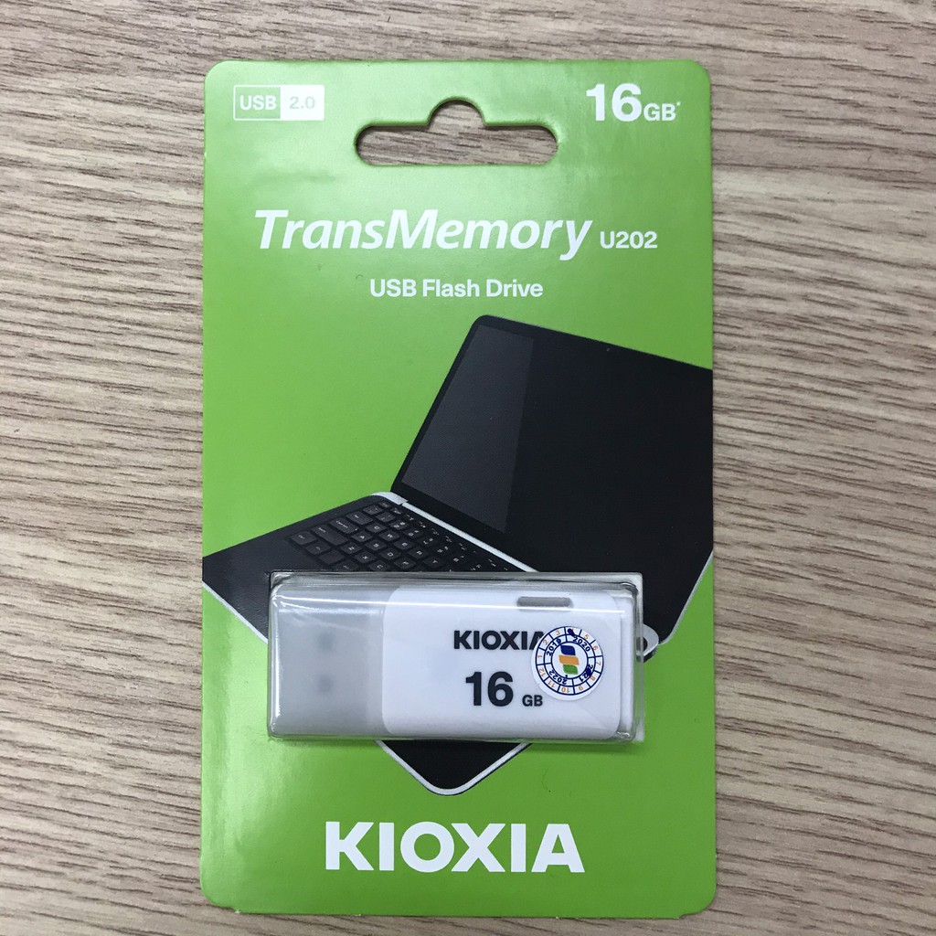 USB 16GB Kioxia (Toshiba) - Sản xuất tại Nhật Bản -U202-16GB- Bảo Hành 5 Năm- Chính Hãng FPT