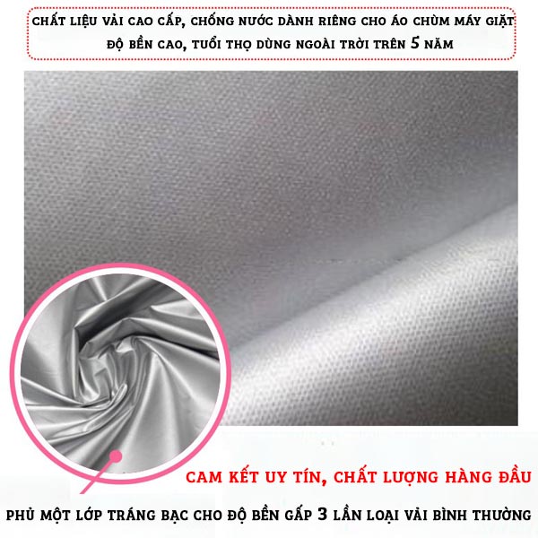 ⚡️3 lớp cao cấp⚡️Áo trùm máy giặt cửa ngang, cửa trên hàng cao cấp dày dặn 3 lớp chống bụi bẩn nắng, mưa.