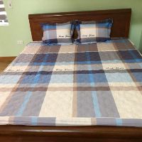 Ga gối cotton hàn quốc .(shop ga gối trần gấm)