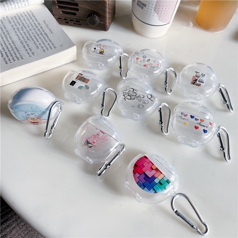 Vỏ Bảo Vệ Hộp Sạc Tai Nghe Trong Suốt Hoạt Hình Snoopy Disney D10 Chất Lượng Cao
