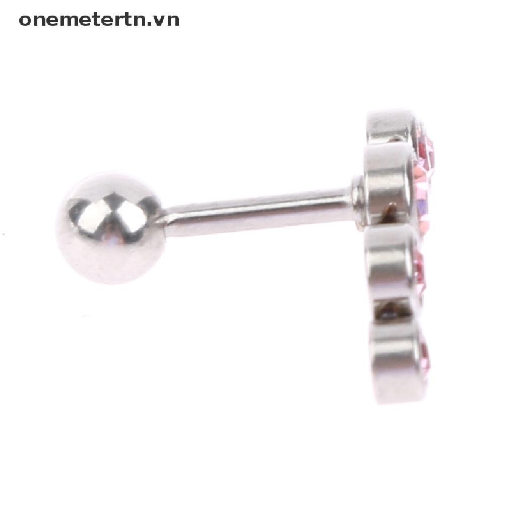 1 Khuyên Tai Đeo Sụn Tai Bằng Thép Không Gỉ