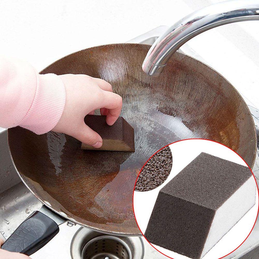 1 Miếng Bọt Biển Rửa Chén Loại Bỏ Rỉ Sét Tiện Dụng