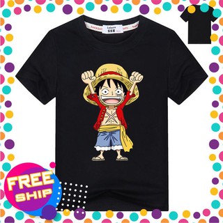 Áo One Piece 🔥RẺ VÔ ĐỊCH🔥 Áo thun One Piece in hình Luffy giá rẻ-bé trai anime ngắn tay áo-100% Cotton