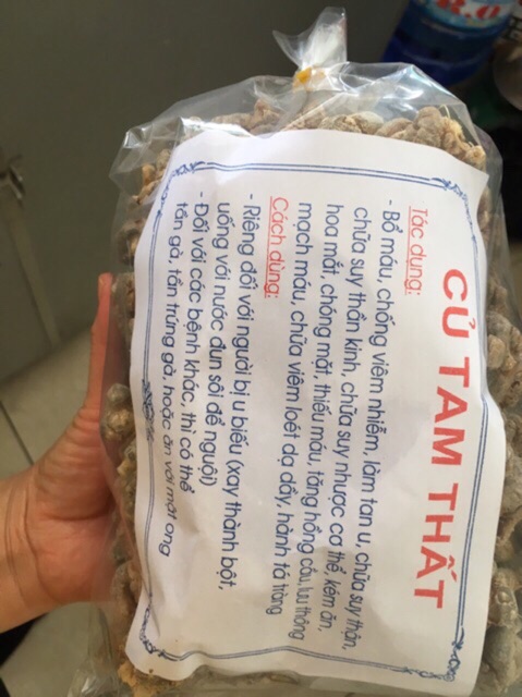 Củ Tam Thất 200gr
