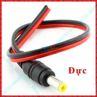 Cáp DC 5.5x2.1 đực/cái 27cm