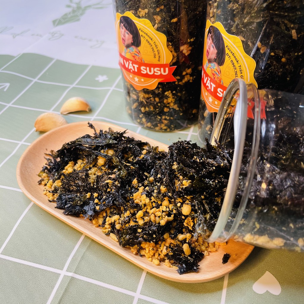 Rong Biển Cháy Tỏi Ăn Liền 150g | BigBuy360 - bigbuy360.vn