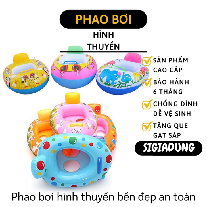 [SGD] Phao Bơi - Phao Bơi hình Chiếc Thuyền Cho Bé Xỏ Chân Giữ Vững Trãi, An Toàn 5678