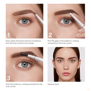 (Hàng Mới Về) Bút Chì Kẻ Lông Mày O.Two.O 2 Trong 1 Chống Nước Lâu Trôi 4 Màu Tùy Chọn | BigBuy360 - bigbuy360.vn