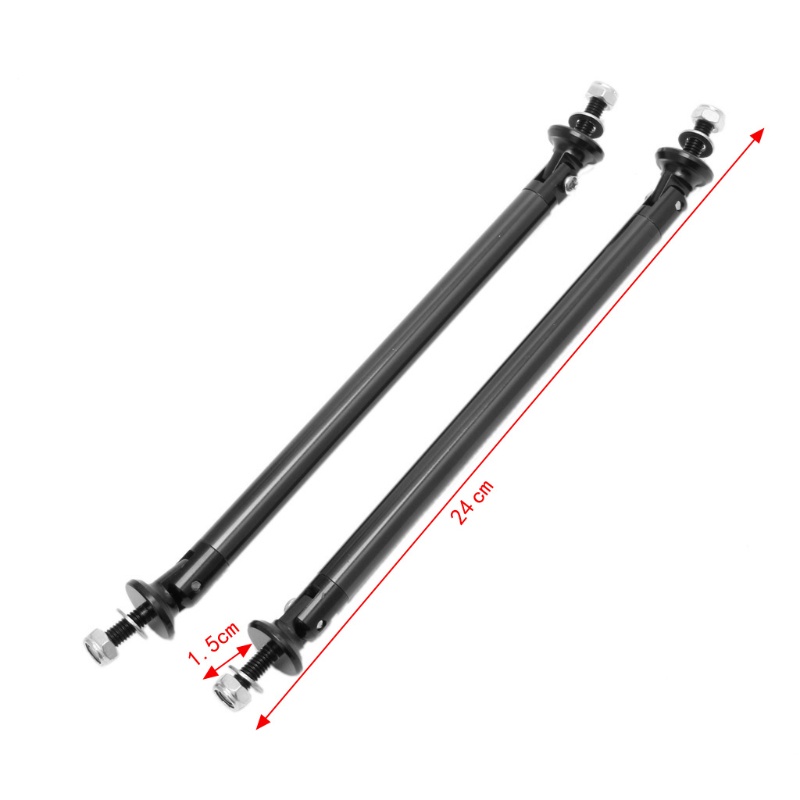 Set 2 thanh đỡ thanh cản trước sau có thể điều chỉnh thông dụng cho xe hơi