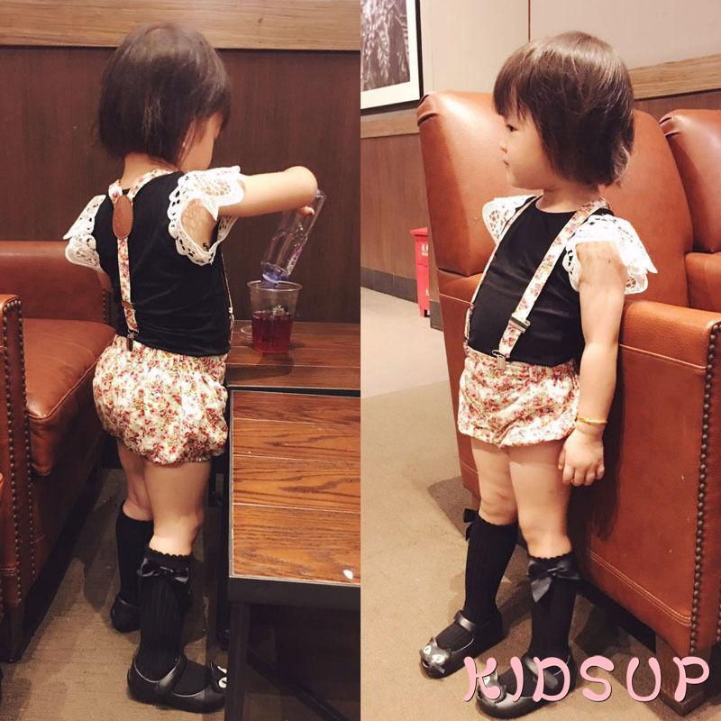 Đôi tất cotton dài mềm mại màu trơn trang trí nơ bướm xinh xắn cho bé gái